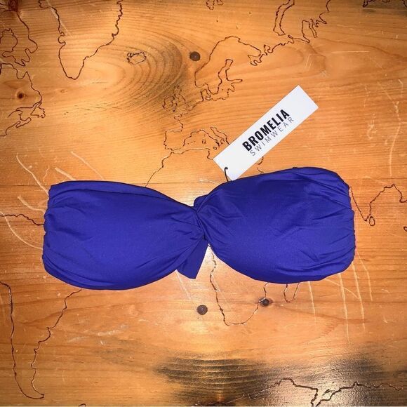 NWT Bromelia Swimwear Strapless Bikini Top Small - Picture 1 of 5